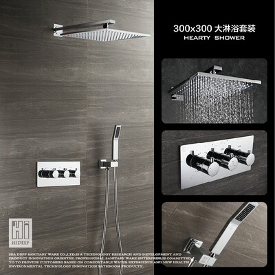 HIDEEP modern design wall mounted shower set shower faucet
